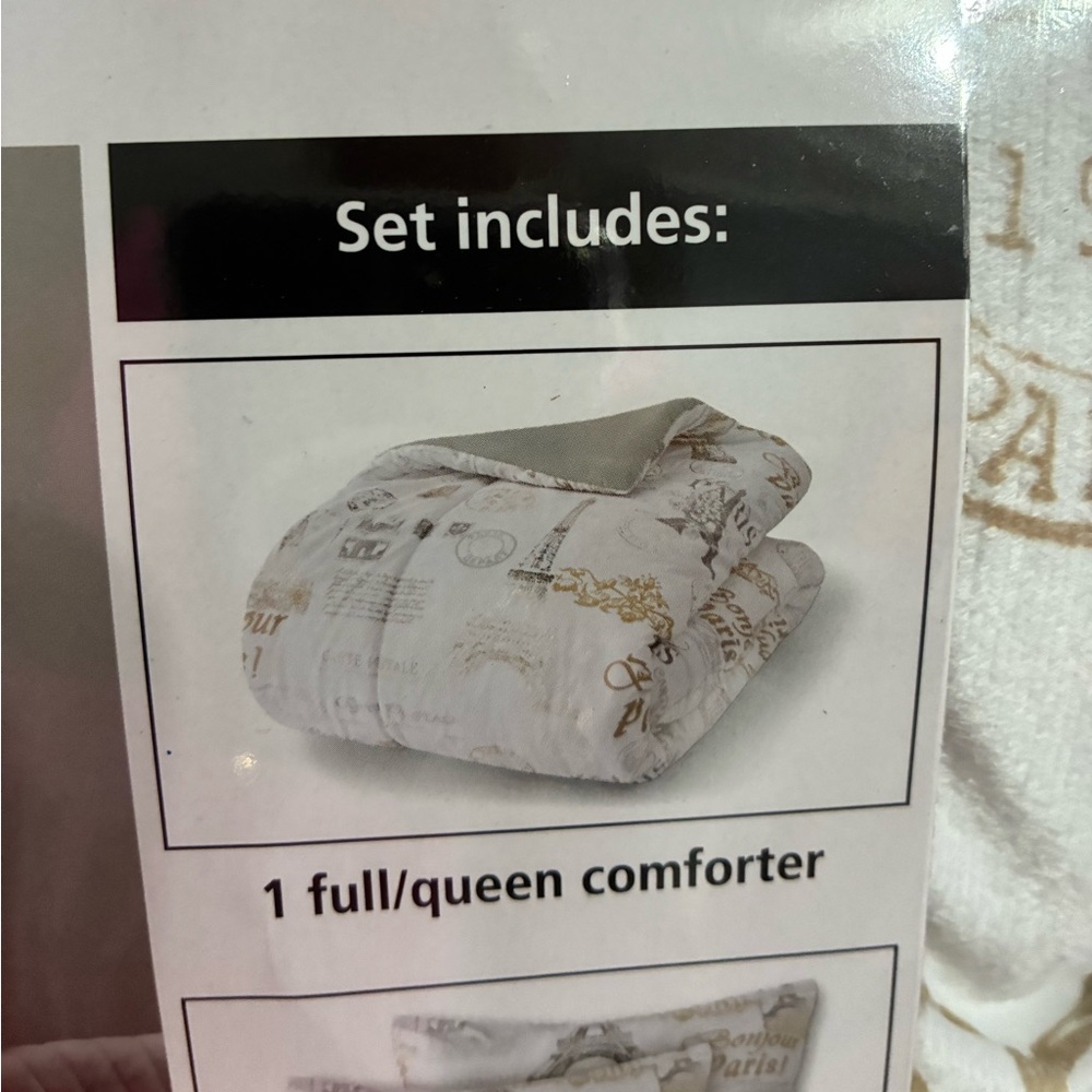 Paris comforter set - Picture 5 of 16